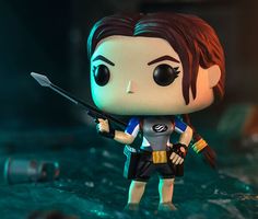 cuki lara croft funko pop figuraként búvárruhában
